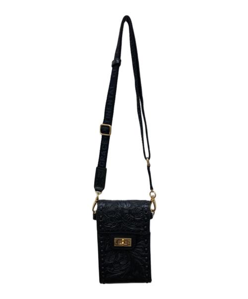 Carving Tribes（カービングトライブス）Carving Tribes (カービングトライブス) chain mini bag/ショルダーポーチ ブラックの古着・服飾アイテム