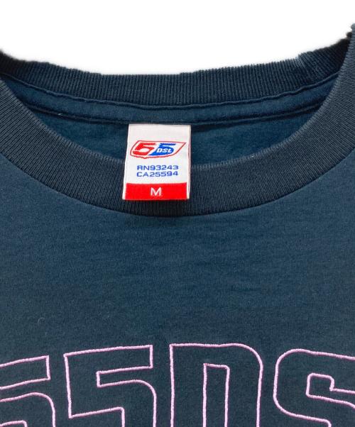 55DSL（フィフテーファイブディーエスエル）55DSL (フィフテーファイブディーエスエル) フェイクレイヤードカットソー ブラック サイズ:Mの古着・服飾アイテム