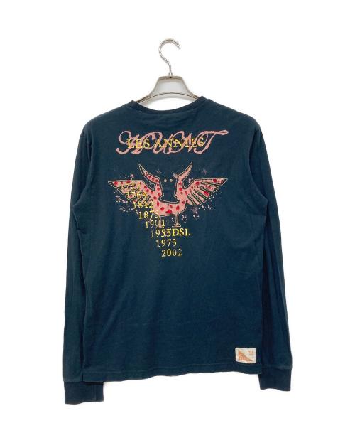 55DSL（フィフテーファイブディーエスエル）55DSL (フィフテーファイブディーエスエル) 長袖Tシャツ ブラック サイズ:Sの古着・服飾アイテム