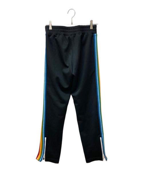 Palm Angels（パーム エンジェルス）Palm Angels (パーム エンジェルス) レインボートラックパンツ ブラック サイズ:XSの古着・服飾アイテム