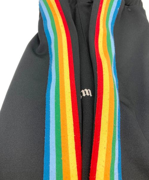 Palm Angels（パーム エンジェルス）Palm Angels (パーム エンジェルス) レインボートラックパンツ ブラック サイズ:XSの古着・服飾アイテム