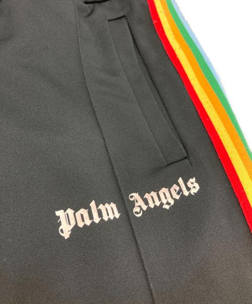 Palm Angels（パーム エンジェルス）Palm Angels (パーム エンジェルス) レインボートラックパンツ ブラック サイズ:XSの古着・服飾アイテム