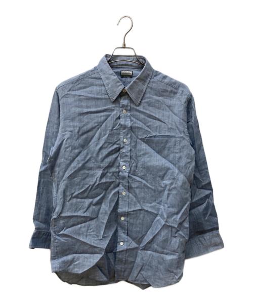 Christian Dior MONSIEUR（クリスチャンディオールムッシュ）Christian Dior MONSIEUR (クリスチャンディオールムッシュ) リネンシャツ ブルー サイズ:-の古着・服飾アイテム