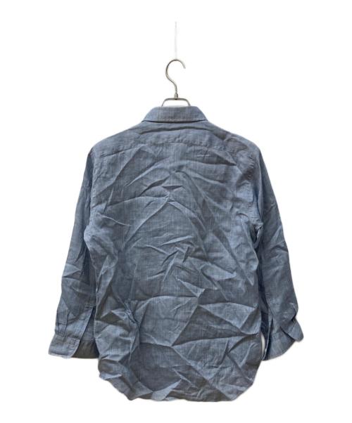 Christian Dior MONSIEUR（クリスチャンディオールムッシュ）Christian Dior MONSIEUR (クリスチャンディオールムッシュ) リネンシャツ ブルー サイズ:-の古着・服飾アイテム