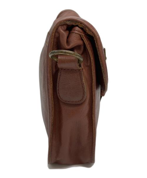 DIESEL Black Gold（ディーゼル ブラック ゴールド）DIESEL Black Gold (ディーゼル ブラック ゴールド) レザーショルダーバッグ ブラウン サイズ:-の古着・服飾アイテム