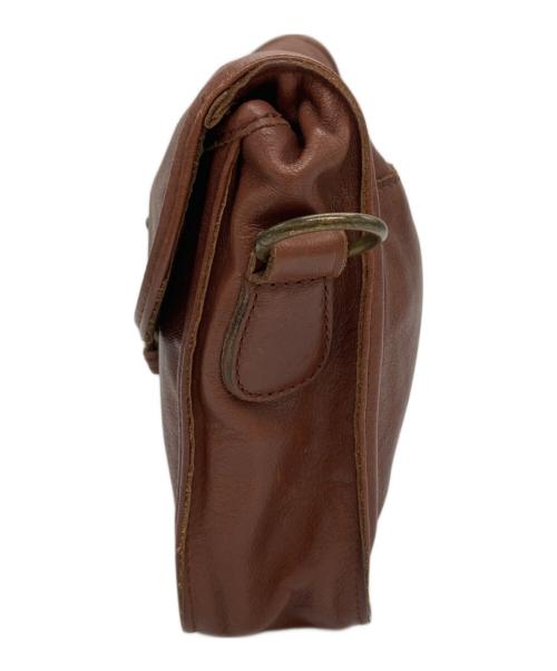 DIESEL Black Gold（ディーゼル ブラック ゴールド）DIESEL Black Gold (ディーゼル ブラック ゴールド) レザーショルダーバッグ ブラウン サイズ:-の古着・服飾アイテム