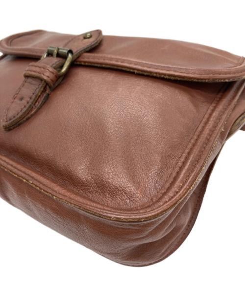 DIESEL Black Gold（ディーゼル ブラック ゴールド）DIESEL Black Gold (ディーゼル ブラック ゴールド) レザーショルダーバッグ ブラウン サイズ:-の古着・服飾アイテム