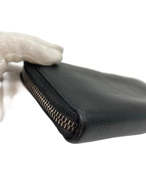 Saint Laurent Paris（サンローランパリ）Saint Laurent Paris (サンローランパリ) 長財布/ラウンドファスナーウォレット ブラックの古着・服飾アイテム