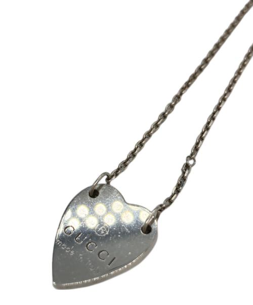 GUCCI（グッチ）GUCCI (グッチ) ハートプレートネックレス サイズ:-の古着・服飾アイテム
