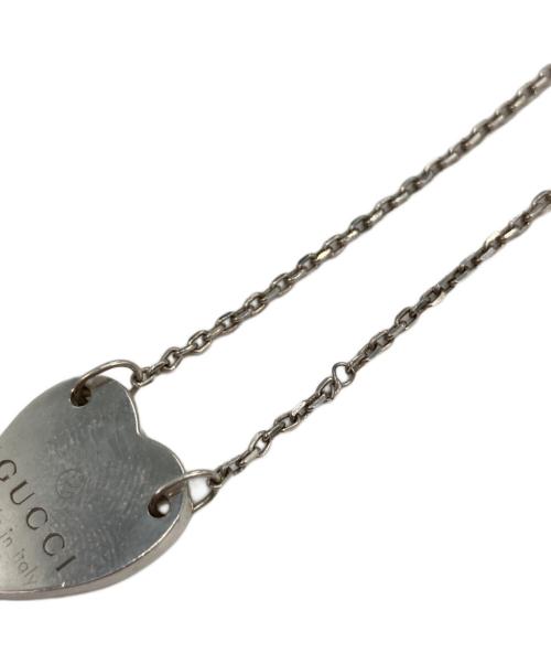 GUCCI（グッチ）GUCCI (グッチ) ハートプレートネックレス サイズ:-の古着・服飾アイテム