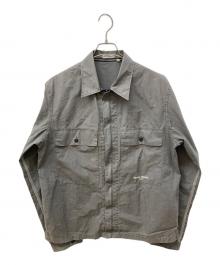 STONE ISLAND（ストーンアイランド）の古着「ジップアップシャツジャケット」｜グレー