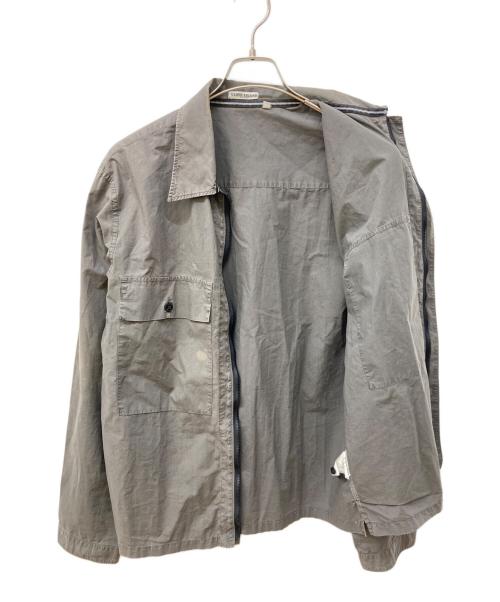 STONE ISLAND（ストーンアイランド）STONE ISLAND (ストーンアイランド) ジップアップシャツジャケット グレー サイズ:Ⅼの古着・服飾アイテム