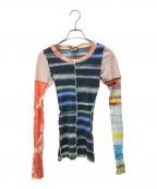 DIESELディーゼル）の古着「タイダイ染ロングスリーブカットソー」｜マルチカラー