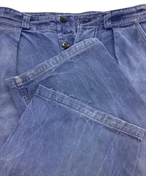 USED（ユーズド）USED (ユーズド) フレンチワークパンツ ネイビー サイズ:Freeの古着・服飾アイテム