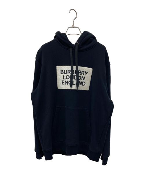 BURBERRY（バーバリー）BURBERRY (バーバリー) ロゴパーカー ブラック サイズ:Lの古着・服飾アイテム