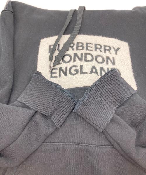 BURBERRY（バーバリー）BURBERRY (バーバリー) ロゴパーカー ブラック サイズ:Lの古着・服飾アイテム