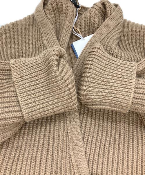KOLOR（カラー）KOLOR (カラー) レイヤード ニットカーディガン ブラウン サイズ:3の古着・服飾アイテム