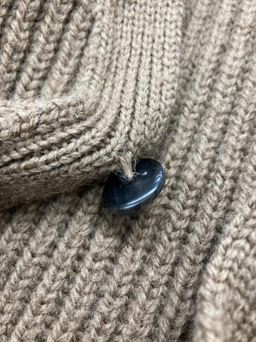 KOLOR（カラー）KOLOR (カラー) レイヤード ニットカーディガン ブラウン サイズ:3の古着・服飾アイテム