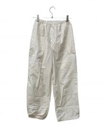 OHOTORO（オオトロ）の古着「ナイロンカーゴパンツ」｜アイボリー