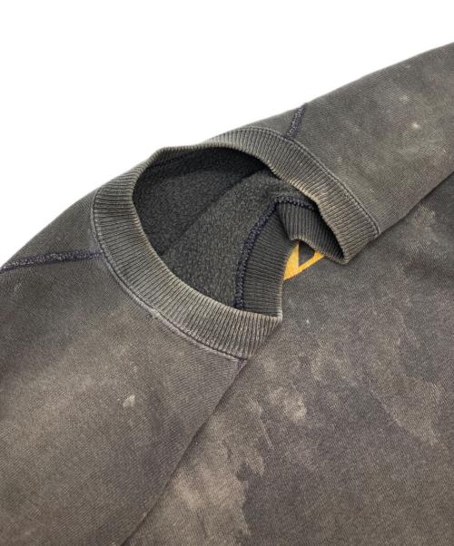 USED（ユーズド）USED (ユーズド) フロッキープリントラグランスウェット ブラック サイズ:-の古着・服飾アイテム