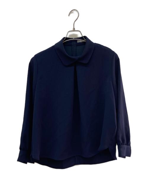 theory luxe（セオリーリュクス）theory luxe (セオリーリュクス) 長袖ブラウス ネイビー サイズ:38の古着・服飾アイテム