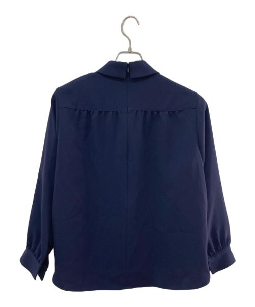 theory luxe（セオリーリュクス）theory luxe (セオリーリュクス) 長袖ブラウス ネイビー サイズ:38の古着・服飾アイテム