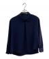 theory luxe（セオリーリュクス）の古着「長袖ブラウス」｜ネイビー