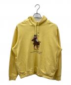 POLO RALPH LAURENポロ・ラルフローレン）の古着「ポロベアフリースフーディ」｜イエロー