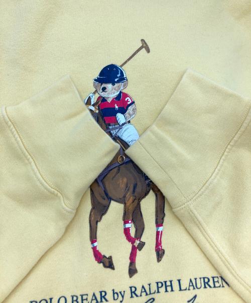 POLO RALPH LAUREN（ポロ・ラルフローレン）POLO RALPH LAUREN (ポロ・ラルフローレン) ポロベアフリースフーディ イエロー サイズ:Lの古着・服飾アイテム