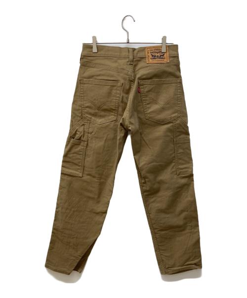 LEVI'S（リーバイス）LEVI'S (リーバイス) ダブルニーペインターパンツ ブラウン サイズ:28の古着・服飾アイテム