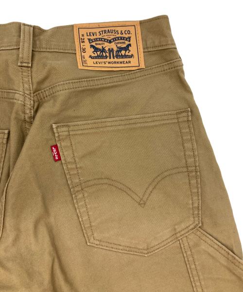 LEVI'S（リーバイス）LEVI'S (リーバイス) ダブルニーペインターパンツ ブラウン サイズ:28の古着・服飾アイテム