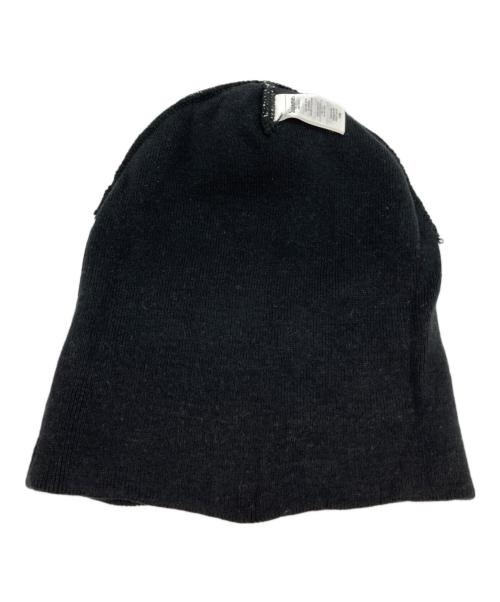 SUPREME（シュプリーム）Supreme (シュプリーム) big logo beanie/ニット帽 ブラック×ホワイトの古着・服飾アイテム
