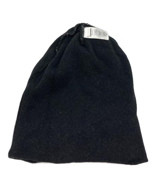 SUPREME（シュプリーム）Supreme (シュプリーム) big logo beanie/ニット帽 ブラックの古着・服飾アイテム