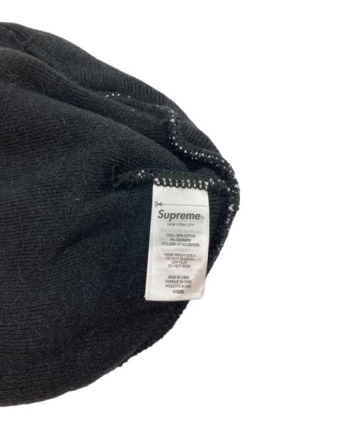 SUPREME（シュプリーム）Supreme (シュプリーム) big logo beanie/ニット帽 ブラックの古着・服飾アイテム