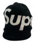 Supreme (シュプリーム) big logo beanie/ニット帽 ブラック：8000円