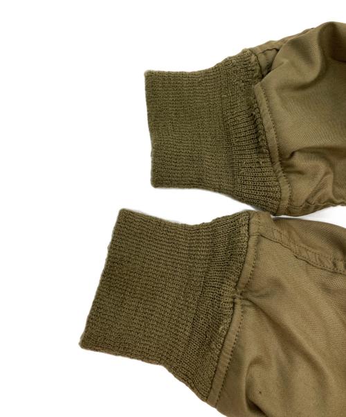 US ARMY（ユーエスアーミー）US ARMY (ユーエスアーミー) CVCタンカースフライトジャケット カーキ サイズ:M-Lの古着・服飾アイテム