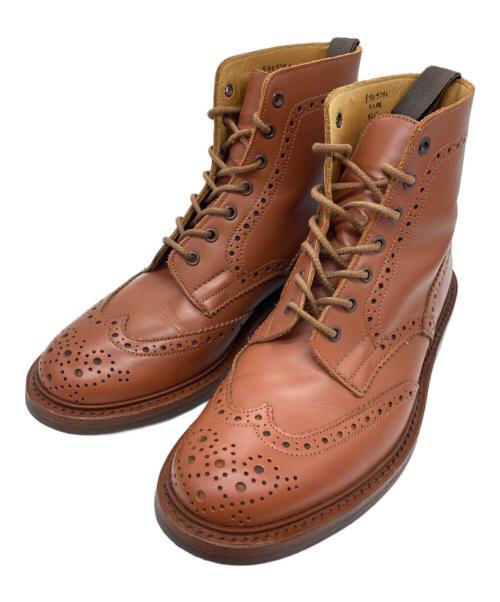 Tricker's（トリッカーズ）Tricker's (トリッカーズ) ウィングチップブーツ ブラウン サイズ:8H5の古着・服飾アイテム