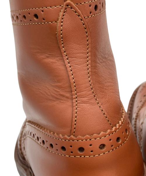 Tricker's（トリッカーズ）Tricker's (トリッカーズ) ウィングチップブーツ ブラウン サイズ:8H5の古着・服飾アイテム