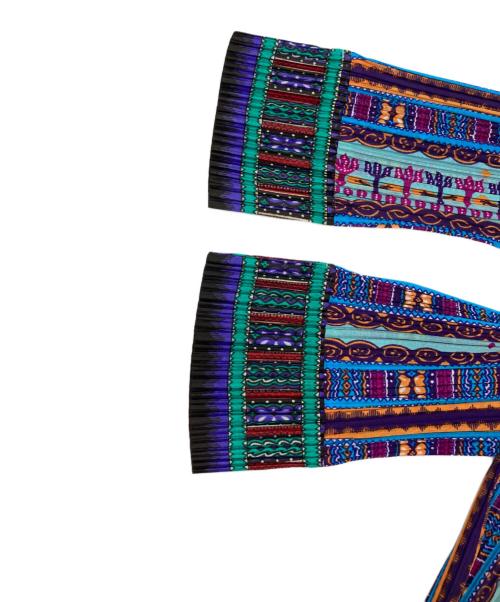 PLEATS PLEASE（プリーツプリーズ）PLEATS PLEASE (プリーツプリーズ) 総柄プリーツカットソー マルチカラー サイズ:3の古着・服飾アイテム