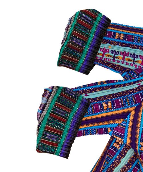 PLEATS PLEASE（プリーツプリーズ）PLEATS PLEASE (プリーツプリーズ) 総柄プリーツカットソー マルチカラー サイズ:3の古着・服飾アイテム