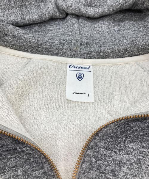 ORCIVAL（オーシバル）ORCIVAL (オーシバル) ジップパーカー グレー サイズ:Sの古着・服飾アイテム