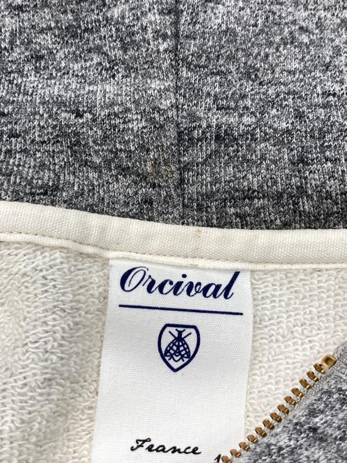 ORCIVAL（オーシバル）ORCIVAL (オーシバル) ジップパーカー グレー サイズ:Sの古着・服飾アイテム