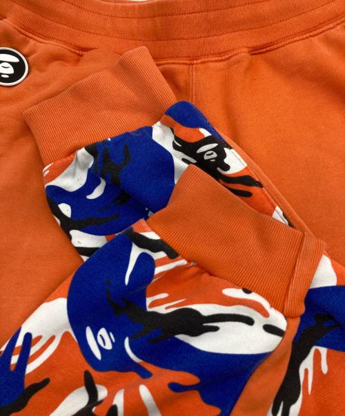 Aape BY A BATHING APE（エーエイプ バイ アベイシングエイプ）Aape BY A BATHING APE (エーエイプ バイ アベイシングエイプ) スウェットパンツ オレンジ サイズ:Sの古着・服飾アイテム