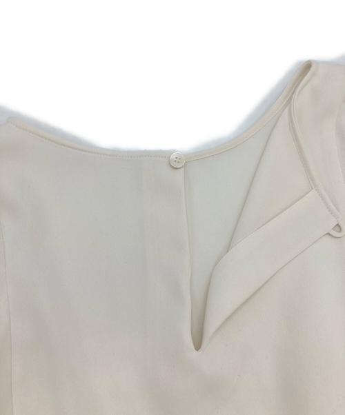 Noble（ノーブル）Noble (ノーブル) ラダーレースラインシアーラッフルブラウス アイボリー サイズ:-の古着・服飾アイテム
