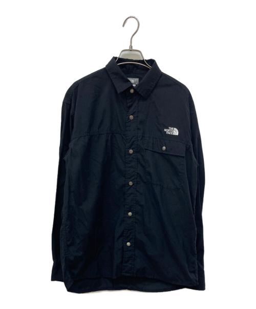 THE NORTH FACE（ザ ノース フェイス）THE NORTH FACE (ザ ノース フェイス) ロングスリーブヌプシシャツ ブラック サイズ:Mの古着・服飾アイテム