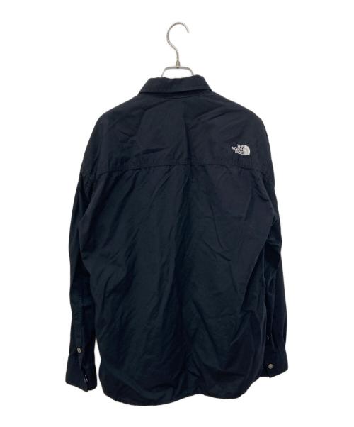 THE NORTH FACE（ザ ノース フェイス）THE NORTH FACE (ザ ノース フェイス) ロングスリーブヌプシシャツ ブラック サイズ:Mの古着・服飾アイテム