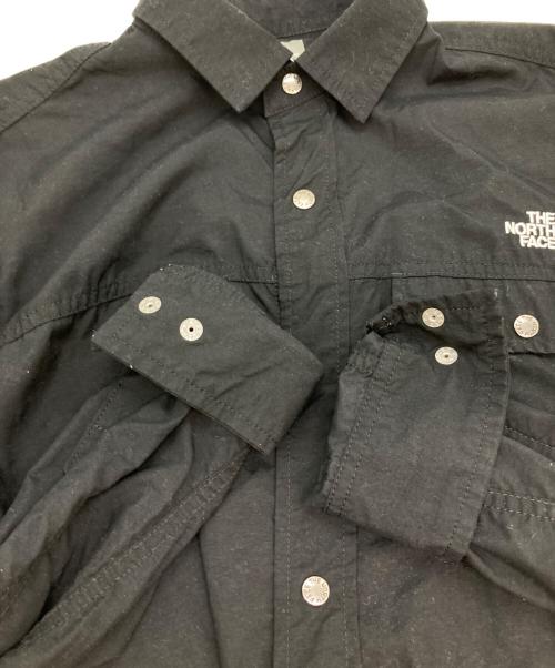 THE NORTH FACE（ザ ノース フェイス）THE NORTH FACE (ザ ノース フェイス) ロングスリーブヌプシシャツ ブラック サイズ:Mの古着・服飾アイテム