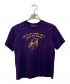 kotohayokozawaコトハヨコザワ）の古着「BRA TEE/パイピングTシャツ」｜パープル