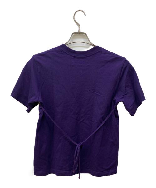 kotohayokozawa（コトハヨコザワ）kotohayokozawa (コトハヨコザワ) BRA TEE/パイピングTシャツ パープル サイズ:Freeの古着・服飾アイテム