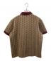 LACOSTE (ラコステ) モノグラムジャカードポロシャツ ブラウン サイズ:L：7000円